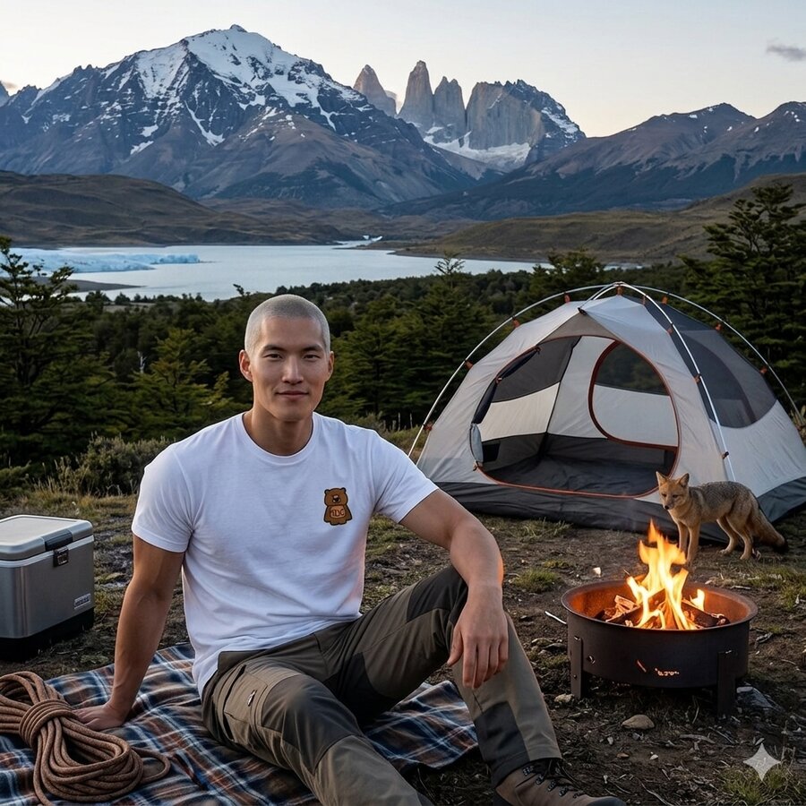 Bearie — Brown Bear at camp