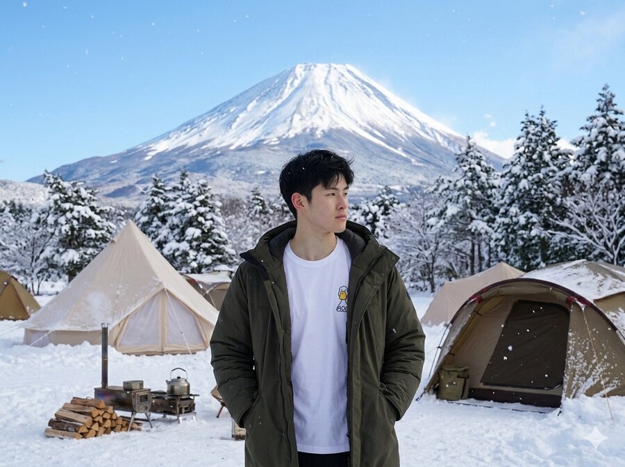 Duckie — White Duck at camp